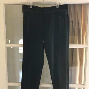 VINCE NWT tapered black ankle pants SZ 0